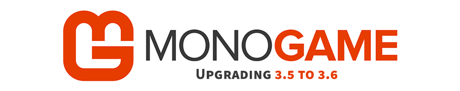 Updating MonoGame from 3.5 (NuGet) to 3.6 (source)
